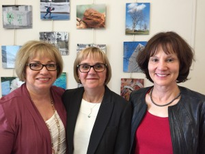 De gauche à droite : Dre Jocelyne Chiquette, Dre Francine Borduas, Dre Louise Moreault